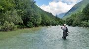 Rob and Co., action May, Slovenia fly fishing